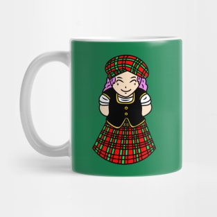 Chibi Scottish girl Mug